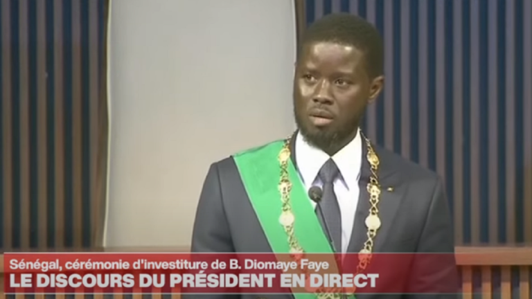 Sénégal: revivez le discours d’investiture du président Bassirou Diomaye Faye 